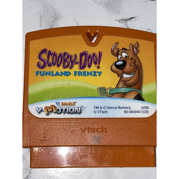 Lot of 2 Vtech Vsmile Vmotion Shrek & Scooby Doo Active Learning Content Game - Picture 6 of 12